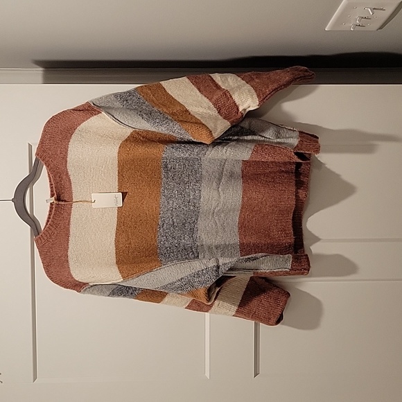 NWT Wishlist Stripped Sweater - Picture 1 of 2